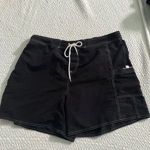 Cherokee … black swim coverup shorts